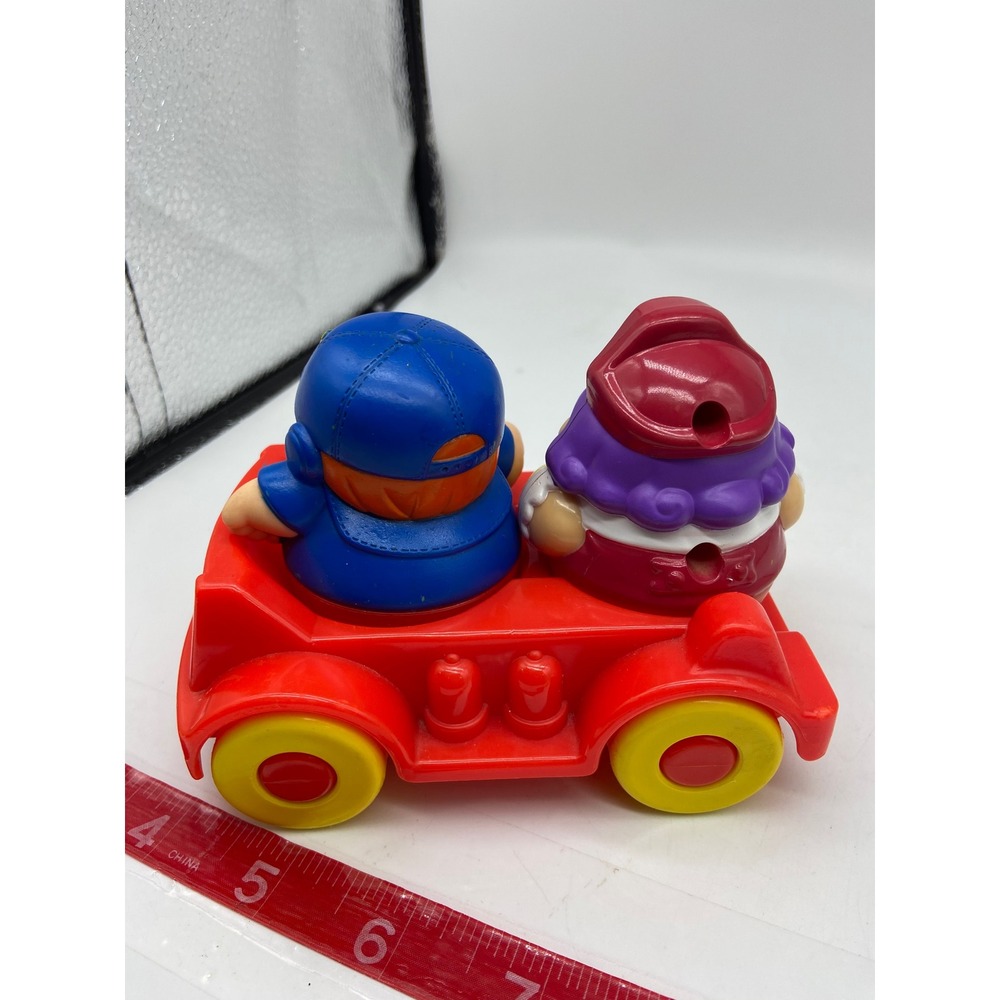 Playskool Weebles Figures Red Car Lot Pilot Royal Purple 1997 2004 - Picture 3 of 8